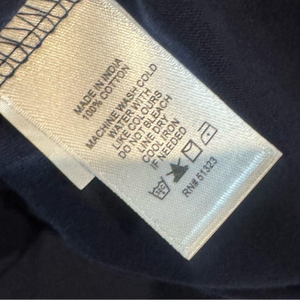 CeCe Elegant Navy Blouse - Picture 6 of 7